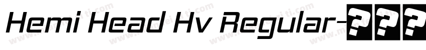 Hemi Head Hv Regular字体转换